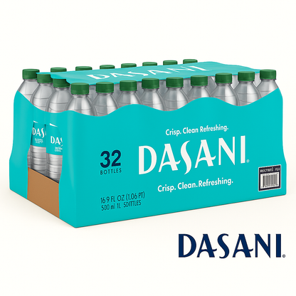 Dasani Water 32-Pack - STILL (16.9 fl oz)