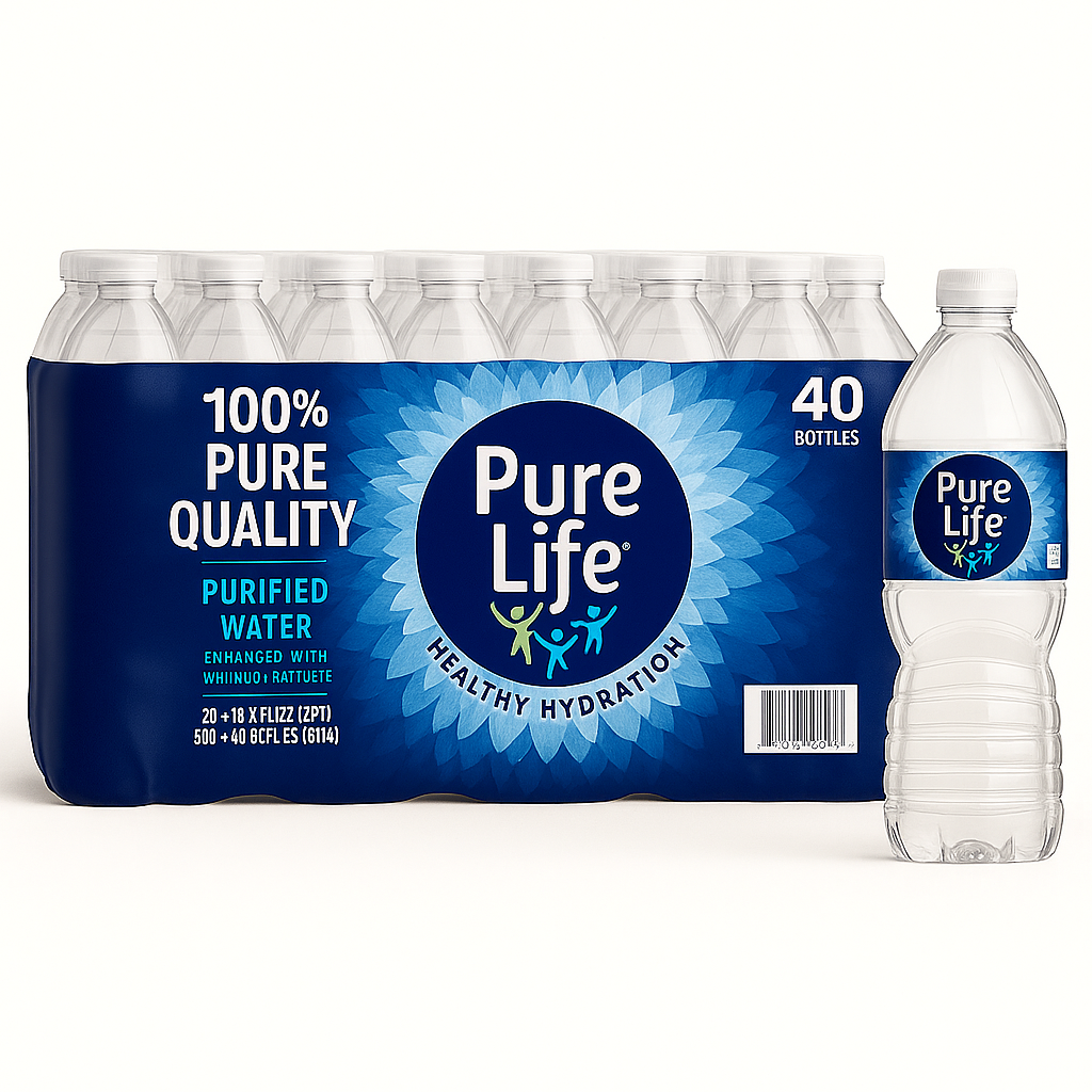 Pure Life Water 40-Pack - STILL (16.9 fl oz)