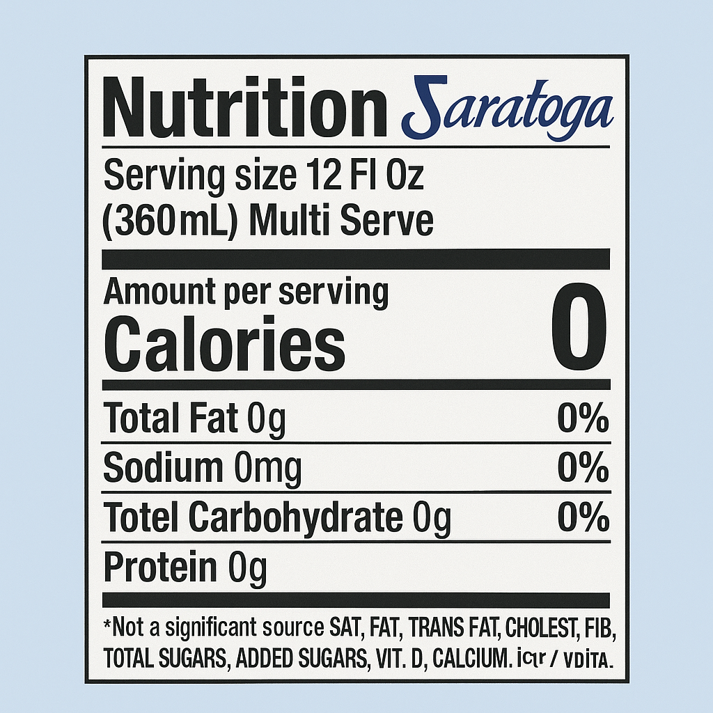 Saratoga Luxury Water - STILL (28 Fl Oz)