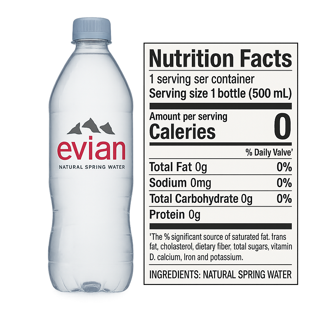 Evian Luxury Water - STILL (33.8 fl oz)