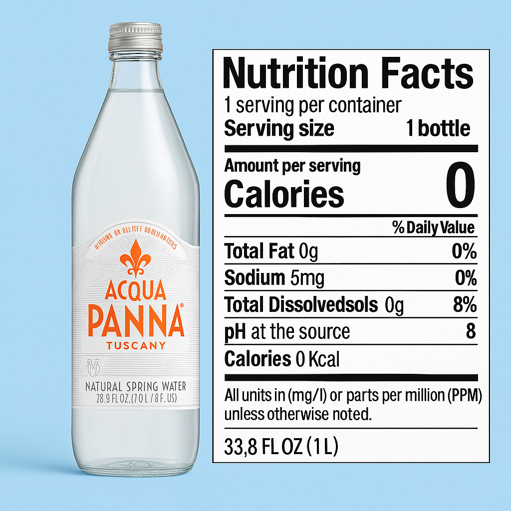 Acqua Panna Luxury Water - STILL (33.8 fl oz)