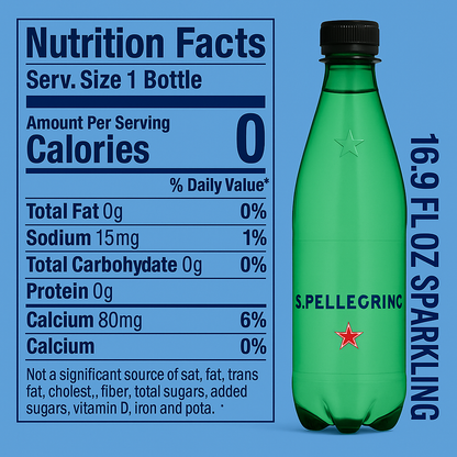 Pellegrino Luxury Water - SPARKLING (16.9 fl oz)