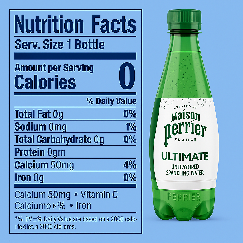 Perrier Ultimate Luxury Water - SPARKLING (16.9 fl oz)