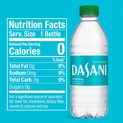 Dasani Water 32-Pack - STILL (16.9 fl oz)