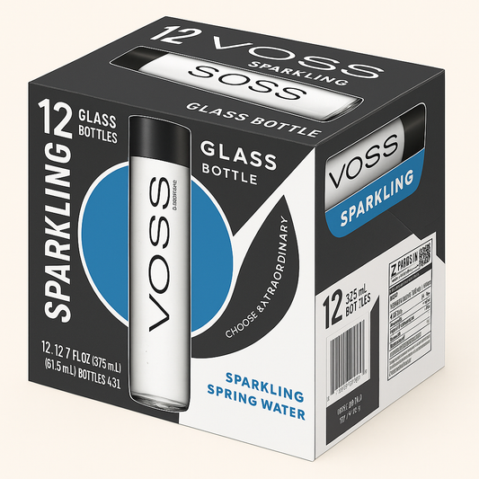 Voss Water 12-Pack - SPARKLING (12.7 fl oz)